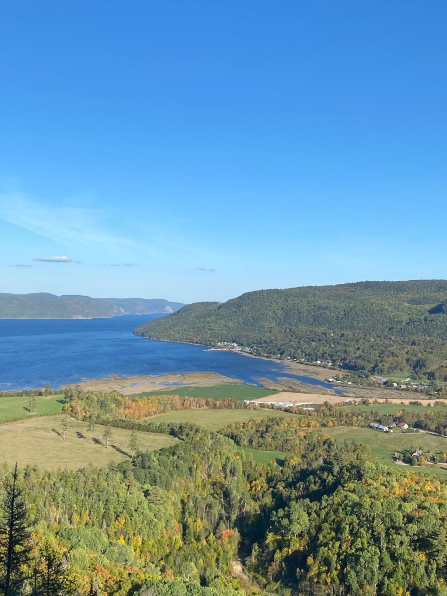 Belle Maison Avec Vue Sur La Riviere Л'Анс-Сен-Жан Экстерьер фото